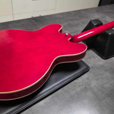 Epiphone ES-335 DOT LH Left Hand Cherry Red HARD CASE Lefty Handed 335 ES335 Semi-Hollowbody Hollow Body Electric Guitar image 12