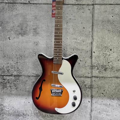 Danelectro D59 12-CS 12 Strings Electric Guitar - 2020's - Sunburst image 1