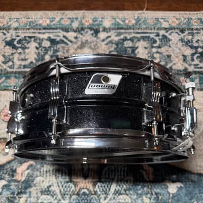 Ludwig Acrolite Black Galaxy "Blackrolite" Late 80s-Early 90s, Clean image 1