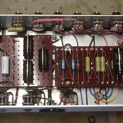 Vogel Instrument Co. JTM45/100 Super 100 Amplifier Hendrix #7026 Clone 2021 Black/Gold image 5