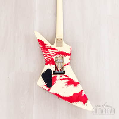 1984 Aria Pro II ZZ Custom Bloody White w/ Gold Hardware & Floyd, Japan Matsumoku image 3
