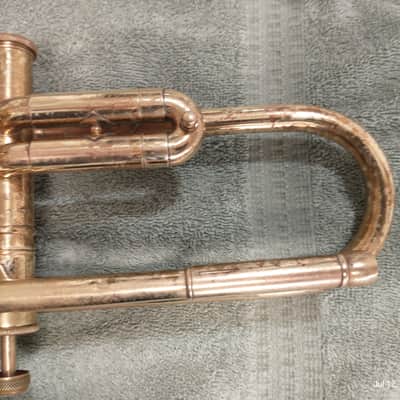 Harry Pedler & Sons American Triumph Trumpet 1950's for parts/repair image 11