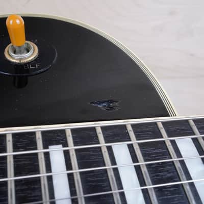 Burny RLC-60 Custom MIJ 1989 Black 1960 Reissue VH-3 PAF Pickups Vintage Made in Japan MIJ w/ Bag image 9