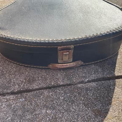 Vintage RARE 1960's Gibson SG Soft Shell Guitar Case Black w/ Red liner Epiphone image 5