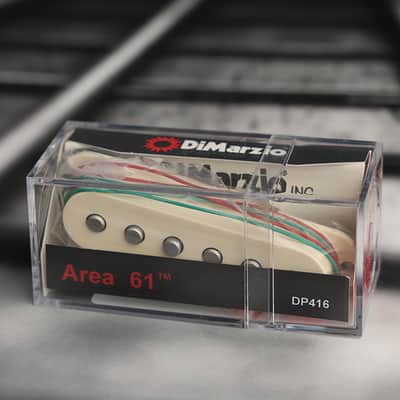 DiMarzio DP416AW Area 61 Single Coil Pickup - Aged White image 1