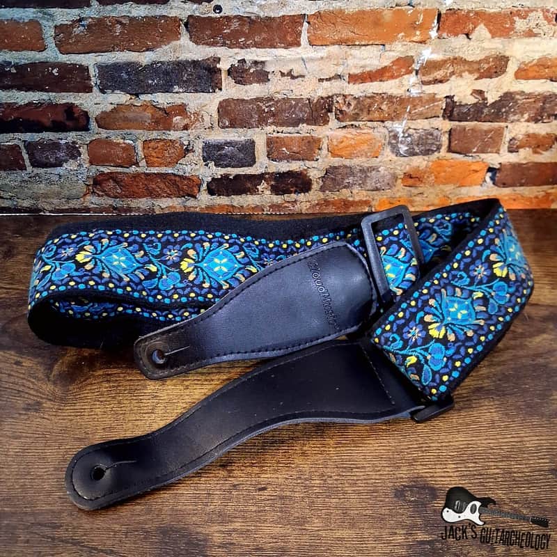 CLOUDMUSIC Jacquard and Leather Strap - Tropical Apollo