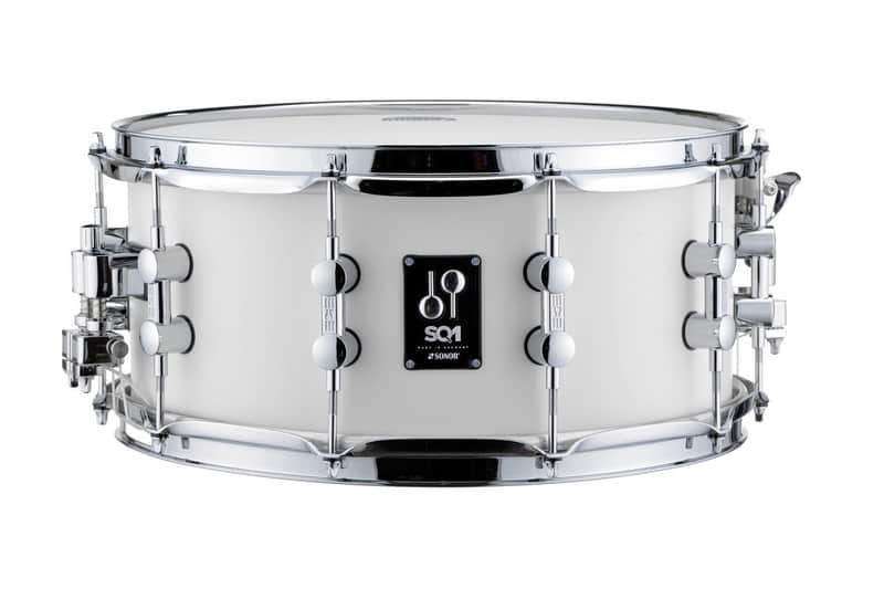Sonor SQ1 14" x 6.5" Snare Drum - Satin Pure White image 1