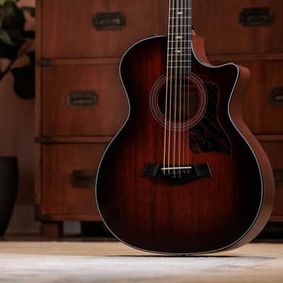 Taylor 324ce Baritone-8 LTD Grand Auditorium, Tropical Mahogany Top, Back & Sides with Hardshell Case image 24