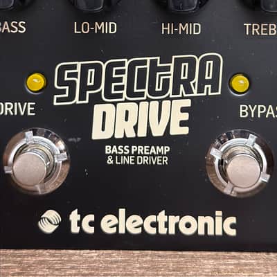 TC Electronic SpectraDrive Bass Preamp With Box 2018 - Present - Black image 8