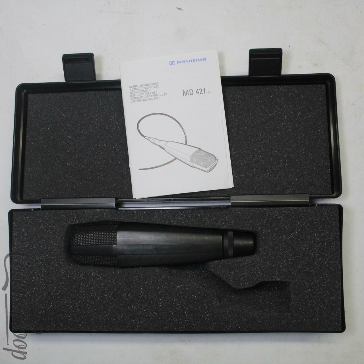 Sennheiser MD 421 II Dynamic Cardioid Microphone Professional +Mic Case Germany — main photograph