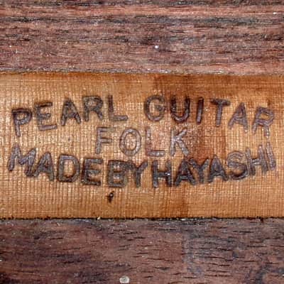 Pearl Dreadnought Acoustic Guitar made by Hayashi Gakki CIRCA 1977 image 24