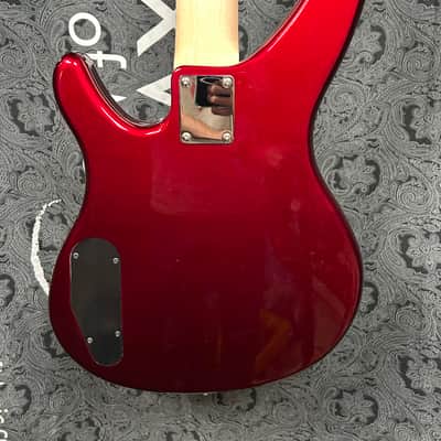 Yamaha 4 String TRBX174 Bass Guitar, Right Handed, Red Metallic image 2