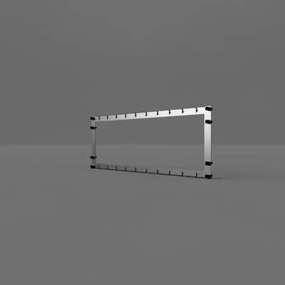 4U 10 Module Master Frame (Black) image 2