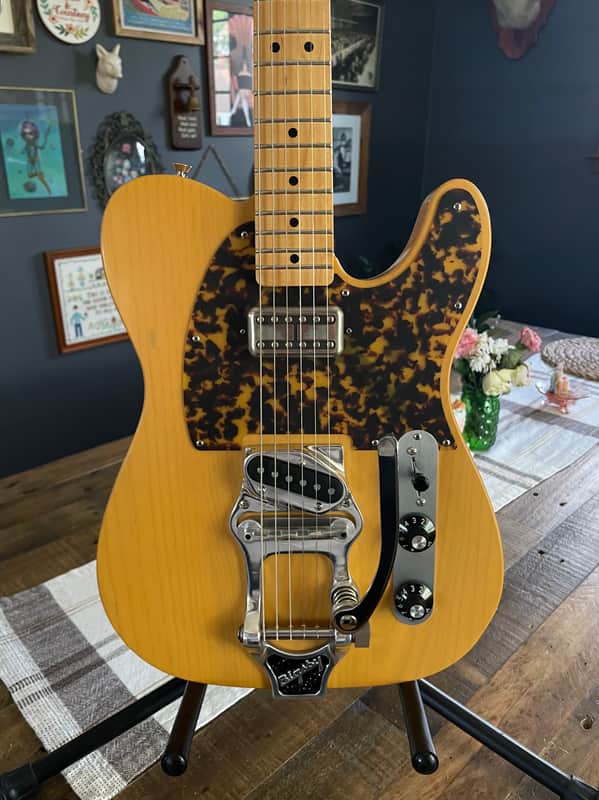 Warmoth Telecaster Pickguard - Celluloid Tortoise image 1