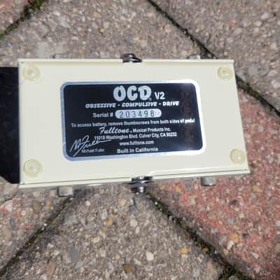 $220 Fulltone OCD Obsessive Compulsive Drive Pedal image 2