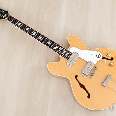 1990 Epiphone Casino Natural Near-Mint, Pre-Elitist Revolution w/ Case & Hangtag, Japan Terada image 13