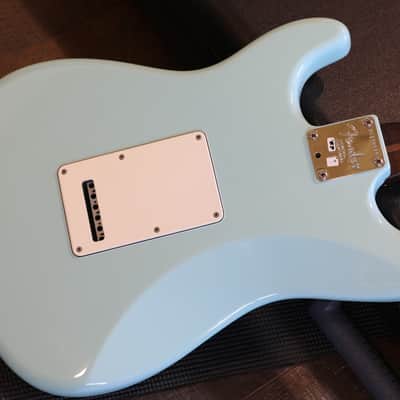 2017 Fender Limited Edition American Professional Stratocaster w/ RW Neck Electric Guitar Daphne Blue + COA OHSC image 13