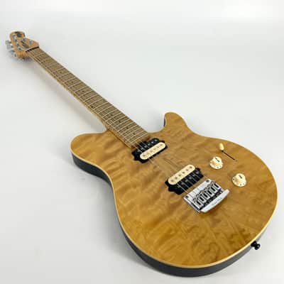 1999 Ernie Ball Music Man Axis Super Sport HH Hardtail - Translucent Gold image 8