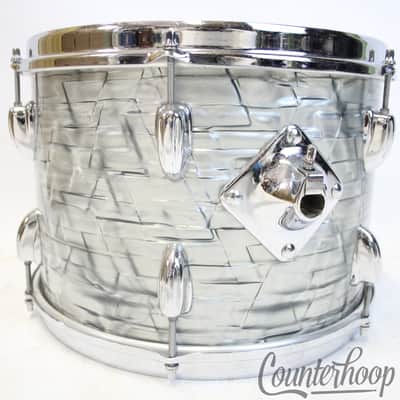 Slingerland 13x9" 70s Sky Blue Pearl Tom Drum Chrome Sound King Stick-Saver Rims image 3