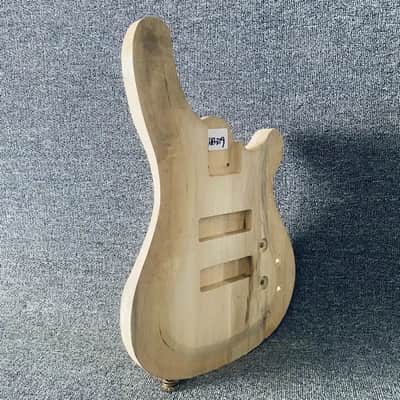 Unfinished Basswood Bass Body image 3