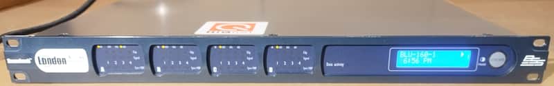 BSS Soundweb London BLU-160 Digital Audio Processor with I/O cards. image 1