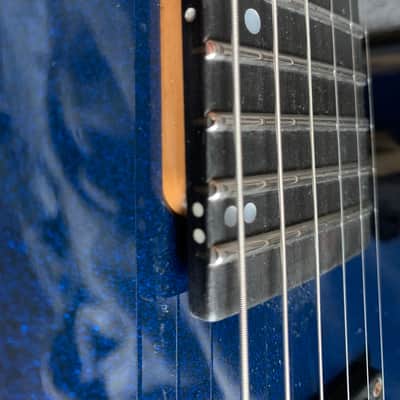 Kramer Nightswan 1988 - Blue Sparkle w. Juarez Vintage Pickups image 6
