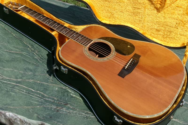 1979 Yairi YW-500P D-35 style +Vintage Hard Case image 1