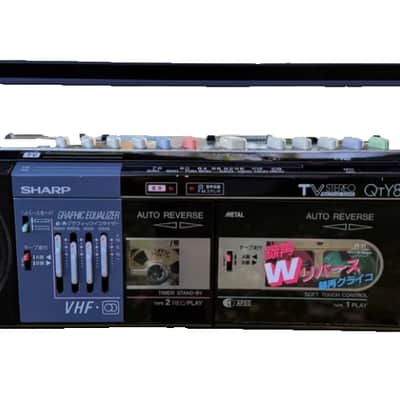 SHARP QT-Y8 Rare Vintage Cassette Deck Boombox TV-Audio Serviced Japan Warranty image 1