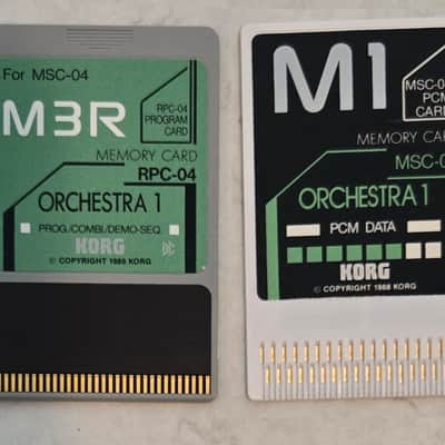 Korg M3R AI Synth Module With expansion Orchestra card 1990s | Reverb