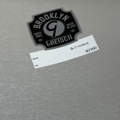 GRETSCH 4PC USA BROOKLYN 20-10-12-14 SATIN BLACK METALLIC - FLOOR MODEL image 14