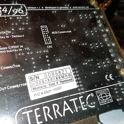 Terratec EWX 24/96, professional PCI 96KHz 24 bit audiocard image 4