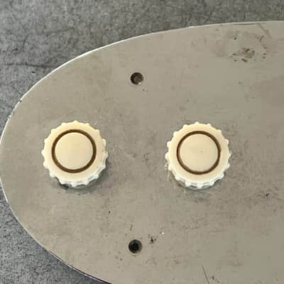 Hofner? Guard plate with controls 1950s - Chrome image 2