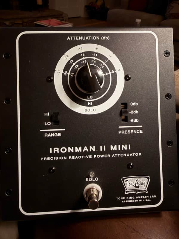 Tone King Ironman II Mini 30-Watt Precision Reactive Power Attenuator 2016 - Present - Black image 1