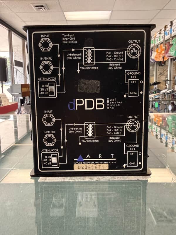 ART DPDB Dual Passive Direct Box 2009 - Present - Black image 1