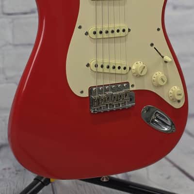USED Fender Custom Shop 1956 Stratocaster Relic 6 String Electric Guitar Closet Classic Fiesta Red image 15