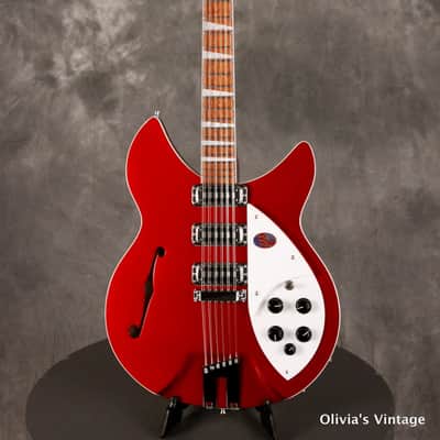 Rickenbacker 1993 Plus 12 String unplayed Rose Morris 370/12 OS 2015 Ruby image 2