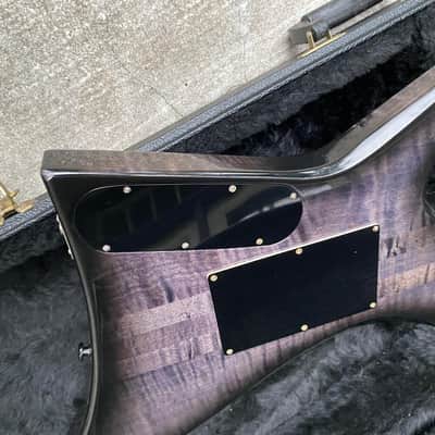 2010s Lado Earth 2002  - Trans Black Flame Maple Top with OHSC image 18