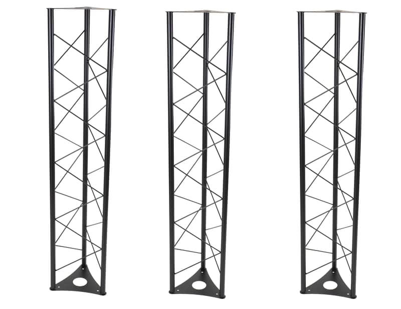 3 MR DJ LSBT5-10 5FT X 10" Triangle Bolted Truss Extension Heavy Duty DJ Lighting Truss Segment