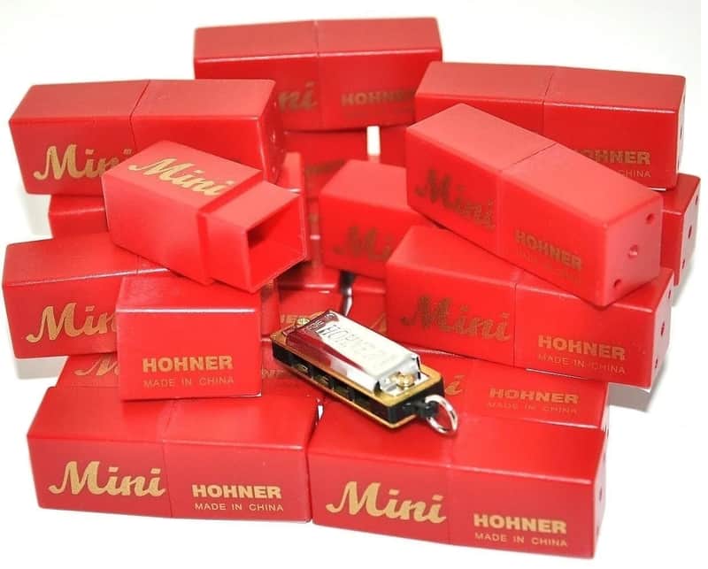 Wholesale Lot of 24 Hohner Mini Harmonicas in Key of C Model 38-C -Really Plays! image 1