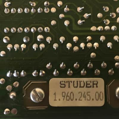 Studer mic preamp - C 963 console input channel (mic & line preamp with EQ) image 7