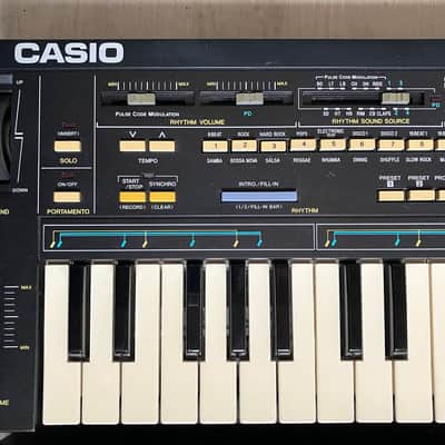 Casio CZ-230S Digital Preprogrammed Synthesizer 1986 - Black