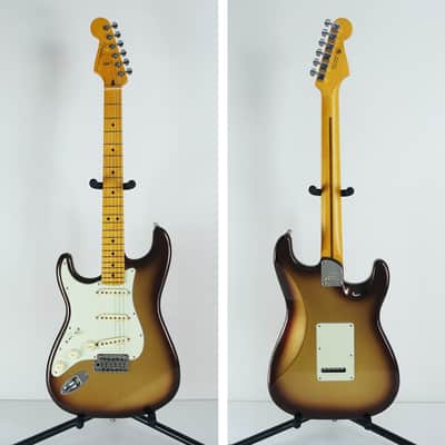 2021 Fender American Ultra Stratocaster Mocha Burst Left-Handed Lefty with Hard Case image 3
