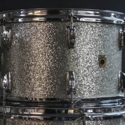 Ludwig 3 Ply 60s Silver Sparkle Drum Set image 3
