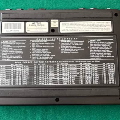 Alesis SR-16 1990 - Black image 4