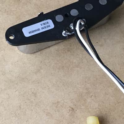 Seymour Duncan STR-3 Quarter Pound TELE Neck Pickup Chrome Cover Series Mod Wire image 6