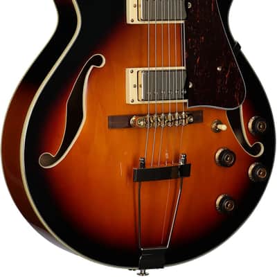 Ibanez AG75G Artcore Hollowbody Electric Guitar, Brown Sunburst image 8
