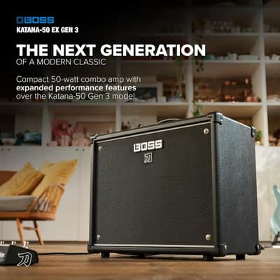 Boss Katana-50EX Gen3 50-Watt 1 x 12-inch Guitar Combo Amplifier - Black image 5