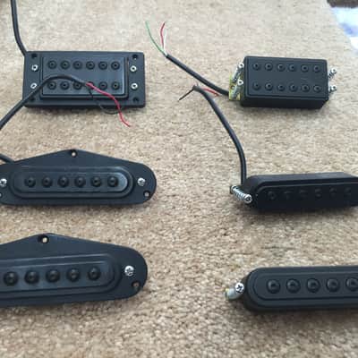 Peavey (2) P12 Humbuckers, (3) P6 Single Coils, (1) Non-functional Single Coil image 1