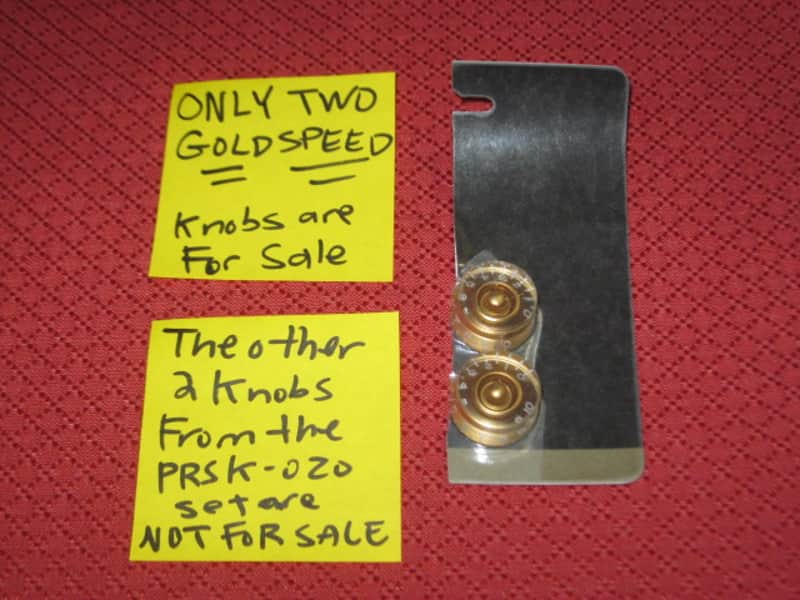 TWO new genuine Gibson GOLD SPEED KNOBS (ONLY TWO of the 4 knobs from the PRSK-020 set are for sale) image 1