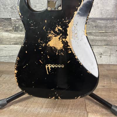 Fender Custom Shop 1956 Hardtail Stratocaster Heavy Relic, Black image 8